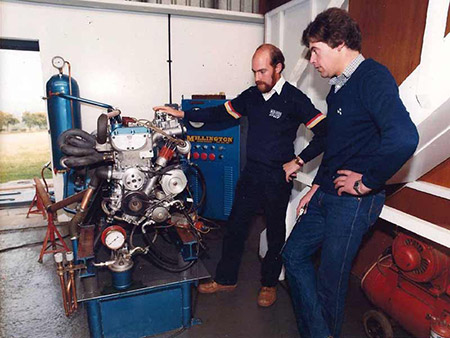 In 1990 Tim approached Roy about supplying an engine